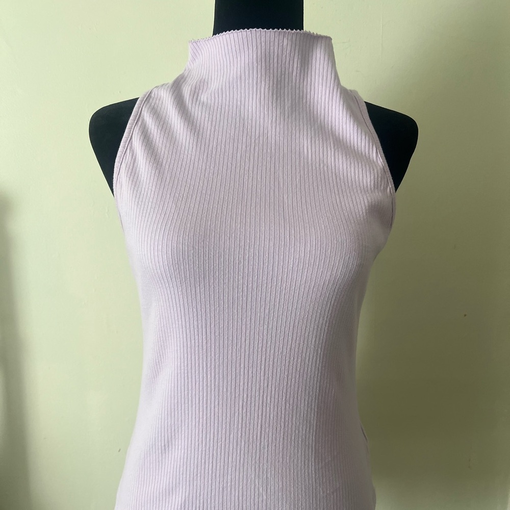 Anthropologie -Maeve Sleeveless Ribbed Top - Light Purple